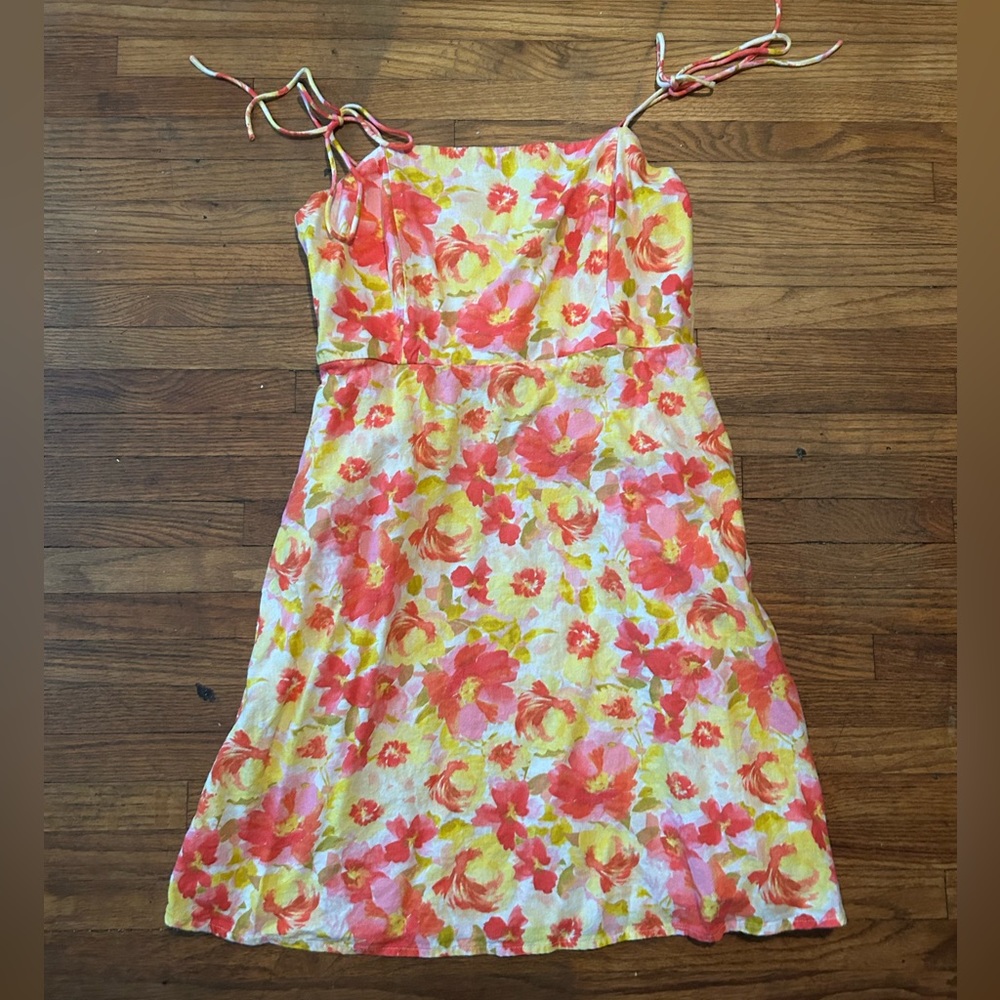 Old Navy Floral Fit and flare Tie Strap Mini dress